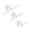 120V LED Low Profile Picture Light Dimensions
