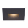 120V Flush Wall Mounted Step & Deck Light in Black