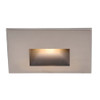 120V Flush Wall Mounted Step & Deck Light in Brushed Nickel