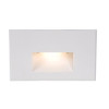 120V Flush Wall Mounted Step & Deck Light in White