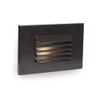 120V Aluminum Louvered Step and Deck Light in Bronze
