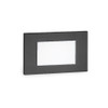 120V LED Open Face Wall Step & Deck Light in Black