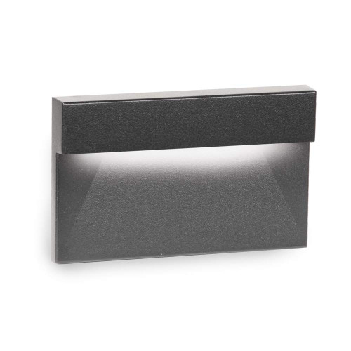 120V LED Low Profile Step & Deck Light in Black