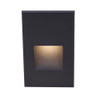 120V LED Architectural Step & Deck Wall Light in Black