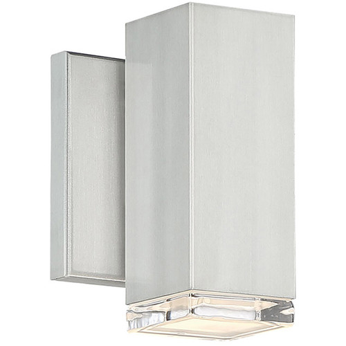LED Outdoor Wall Light | Brushed Aluminum Finish | 8 inch | WAC Lighting - IBL-MDF-WS-W61806-AL