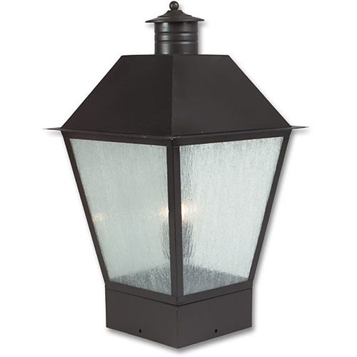 Pilaster Light XPC-027 in cappuccino and heavy seeded glass
