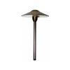 12V Brass Open Lamp Area Light in Antique Bronze/Acid Green Finish