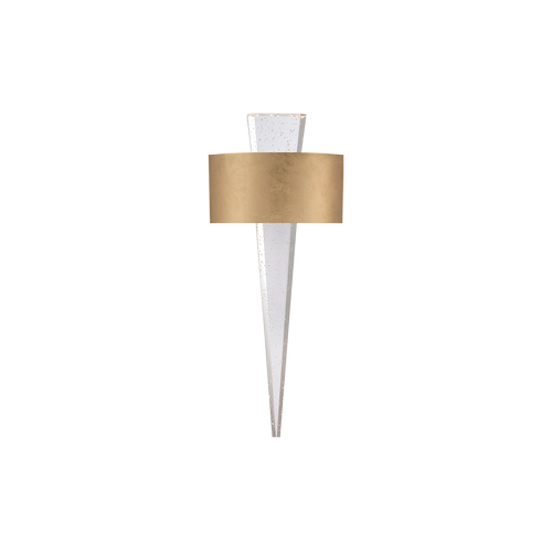 120V LED Palladian Gold Leaf Designer Wall Light Main